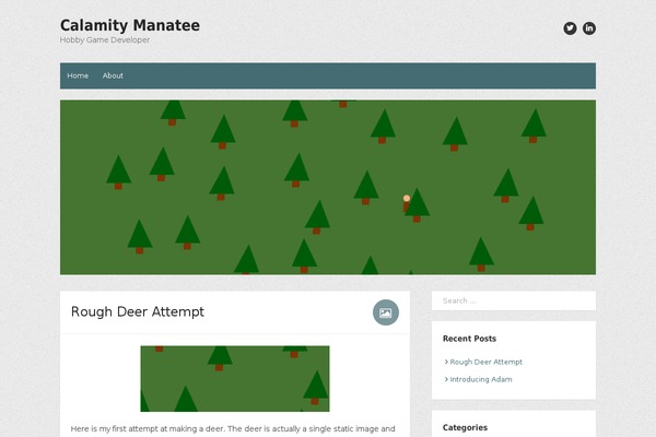 The Box theme site design template sample