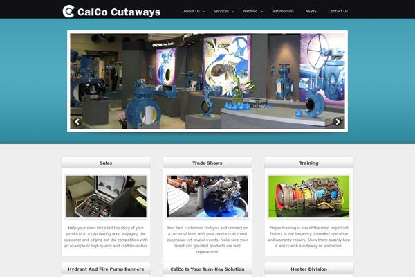 Complete theme site design template sample