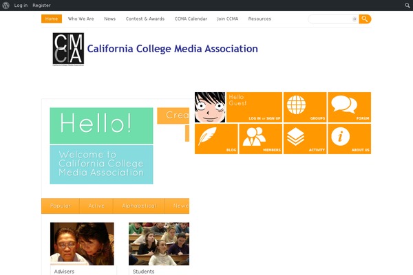 OneCommunity theme site design template sample