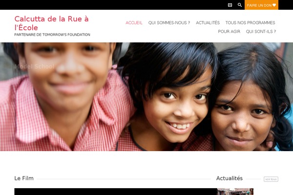 Charitas theme site design template sample