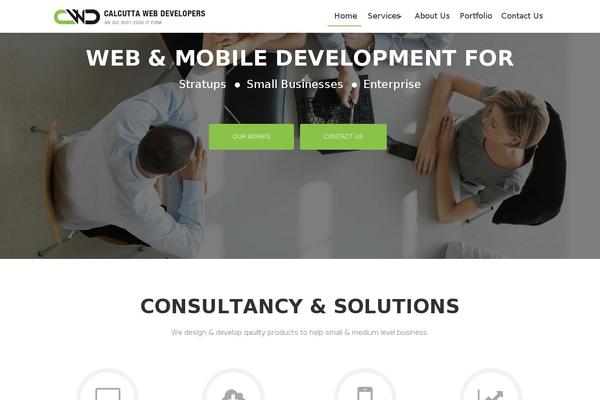 calcuttawebdevelopers.com site used Cwd