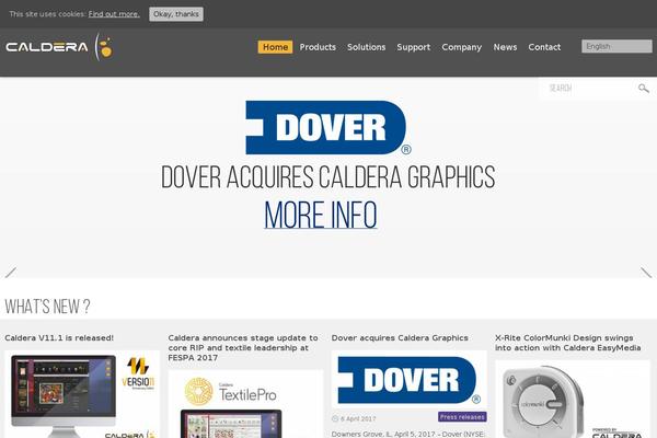 Caldera theme site design template sample