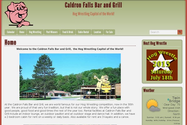 Site using Beautiful Yahoo Weather plugin