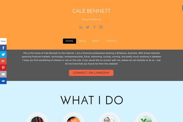 Flat theme site design template sample