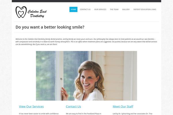 Dentalclinic theme site design template sample