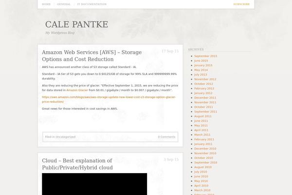 Tribune theme site design template sample