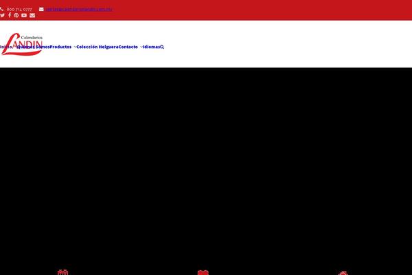 Total theme site design template sample