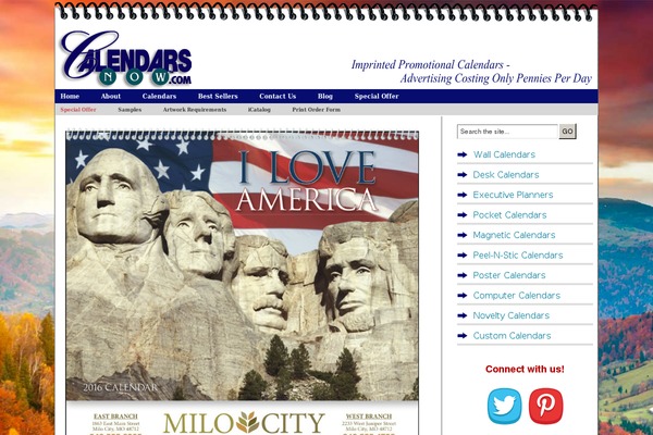 calendarsnow.com site used Tko