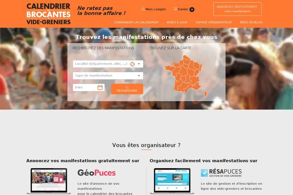 calendrier-des-brocantes.com site used Calendrier-theme