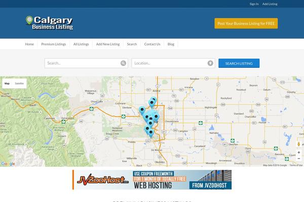 calgarybusinesslisting.com site used Geocrafttheme-v2