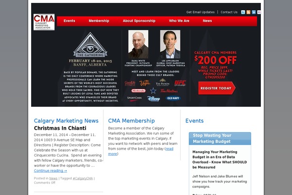 CMA theme site design template sample