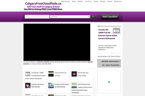 Classifiedstheme theme site design template sample