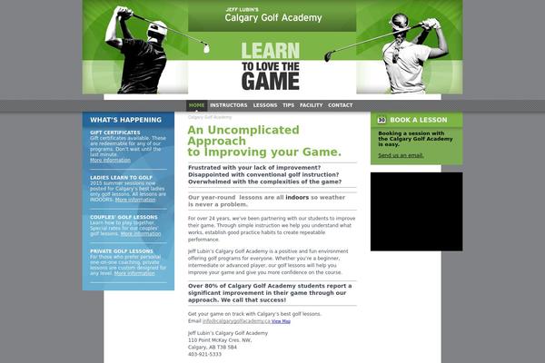 calgarygolfacademy.ca site used Cga