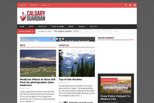 MH Magazine theme site design template sample