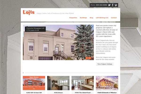 Peak theme site design template sample