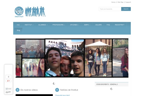Grand College V1.09 theme site design template sample
