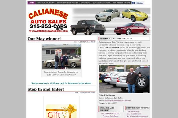 RedLine theme site design template sample