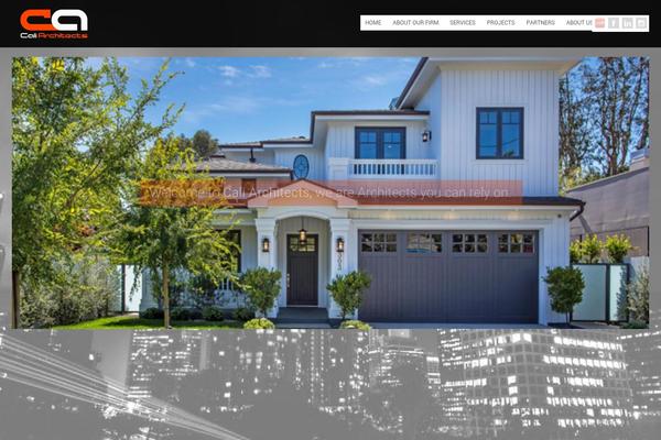 Modernist theme site design template sample