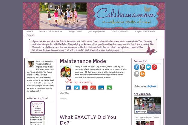 Lifestyle theme site design template sample