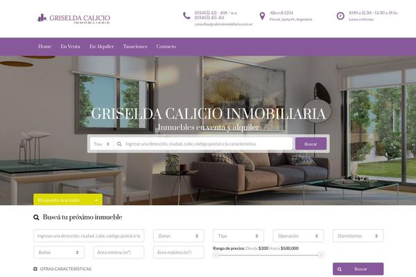 Houzez theme site design template sample