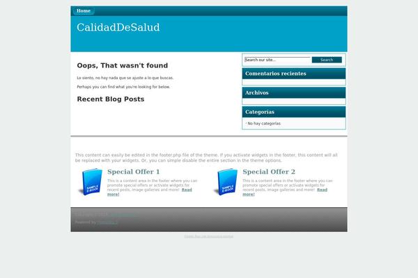 calidaddesalud.com site used Flexibility3