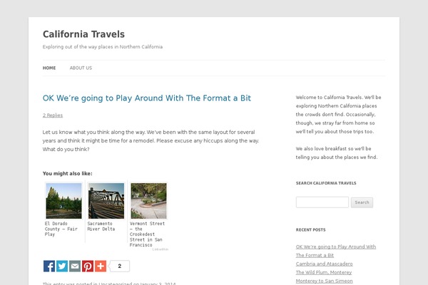 california-travels.com site used Fabulo