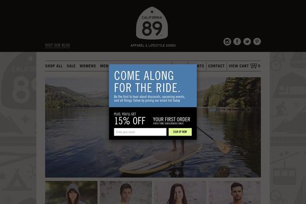 Standard theme site design template sample