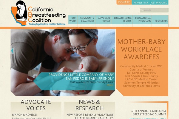 californiabreastfeeding.org site used Cbc