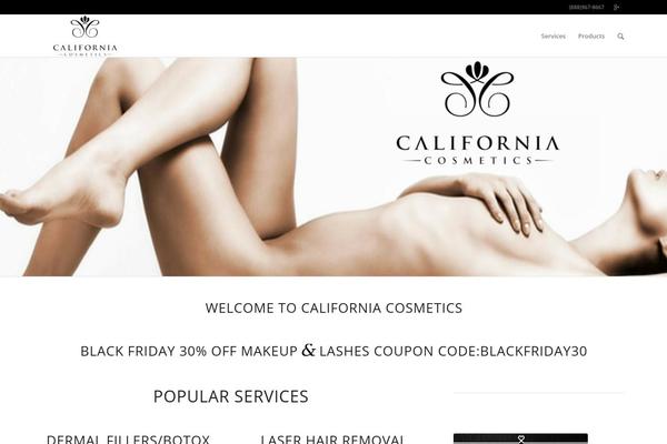 Enfold theme site design template sample