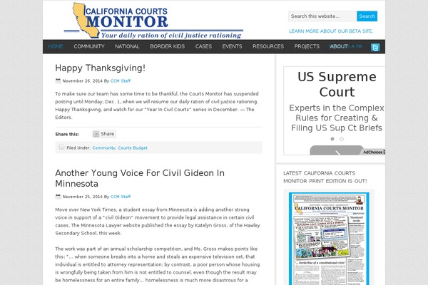 News theme site design template sample