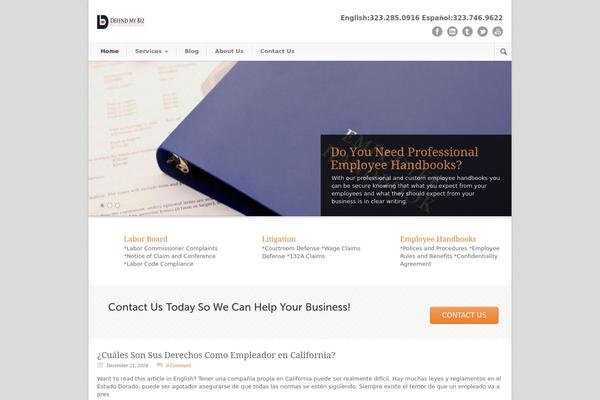 Modernize theme site design template sample