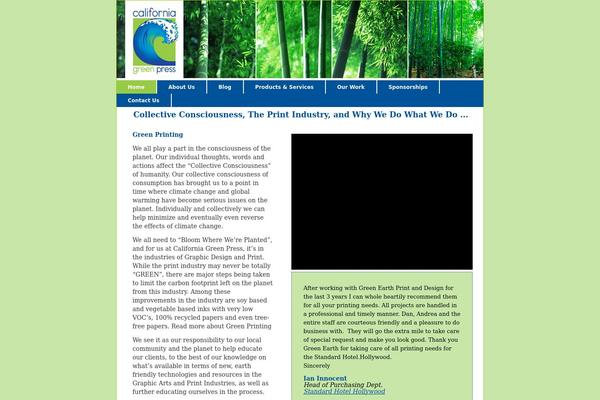 californiagreenpress.com site used Greenpress
