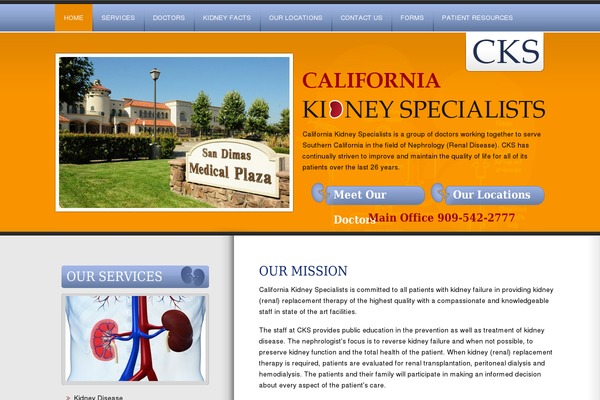californiakidneyspecialists.com site used Cks