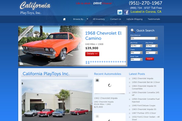 Automotive theme site design template sample