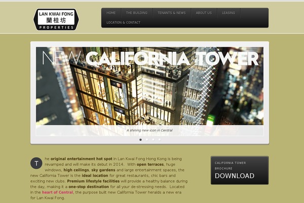 Rise theme site design template sample