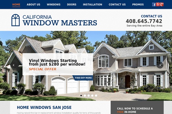 californiawindowmasters.com site used Cwm
