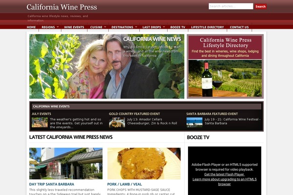 californiawinepress.com site used Breakingnewz