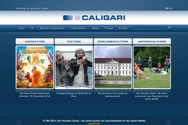 caligari-film.de site used Caligari