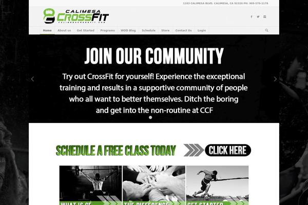 Ccf theme site design template sample