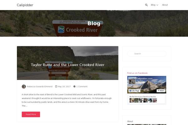 Listify Child theme site design template sample