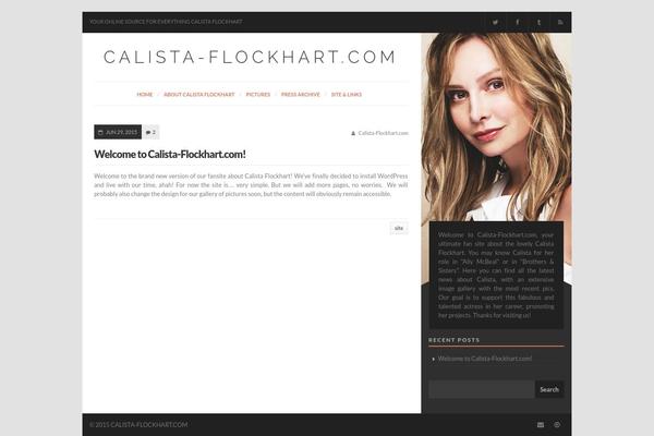 Fresh theme site design template sample