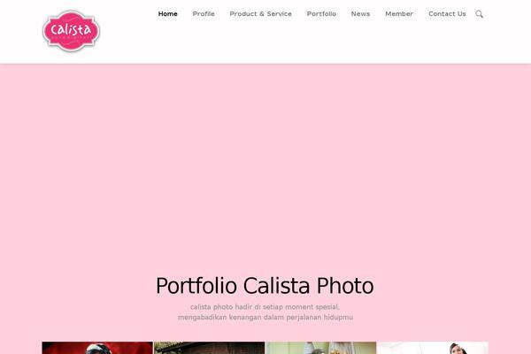 Mercury theme site design template sample