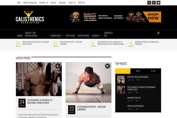 BLACKMAG theme site design template sample