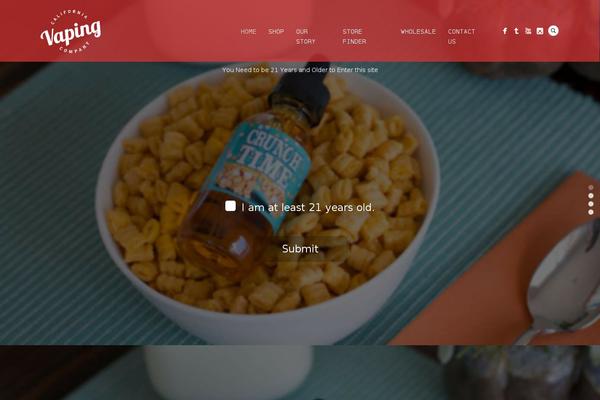 Story theme site design template sample