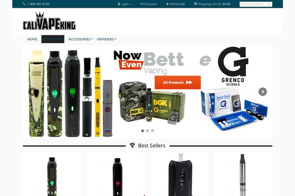 calivapeking.com site used GoodStore