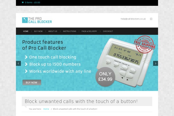 call-blockers.co.uk site used Toledo-e-shop