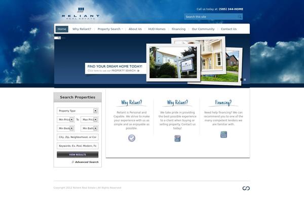 Site using Advanced Real Estate Mortgage Calculator plugin