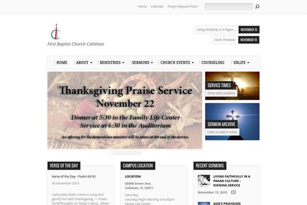 Resurrect theme site design template sample