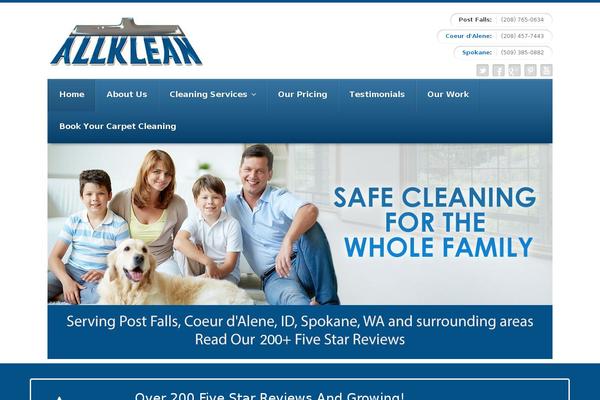 Progress theme site design template sample