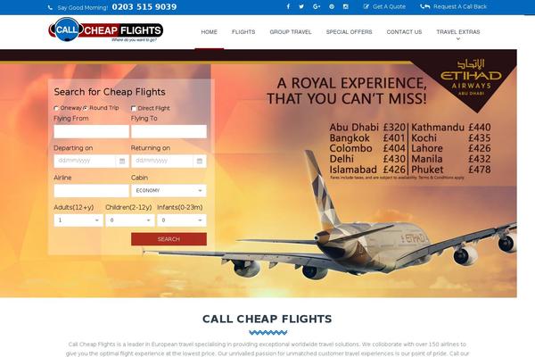 callcheapflights.co.uk site used Capriottis